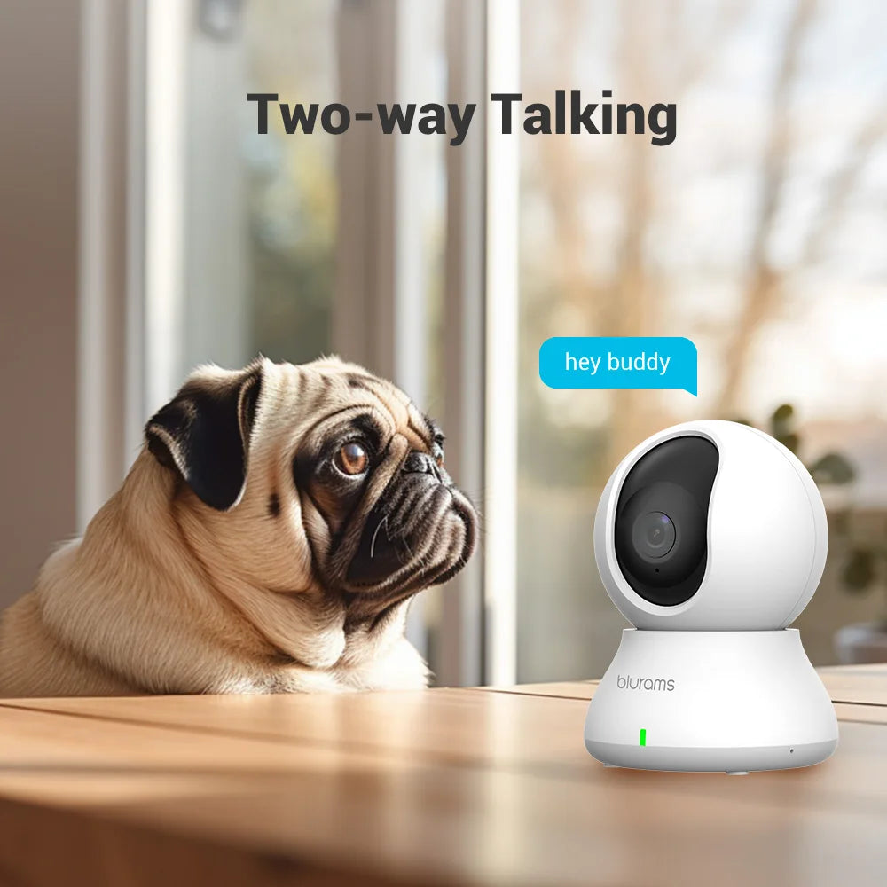 Blurams 2K Indoor PTZ WiFi Camera with 2-Way Talk