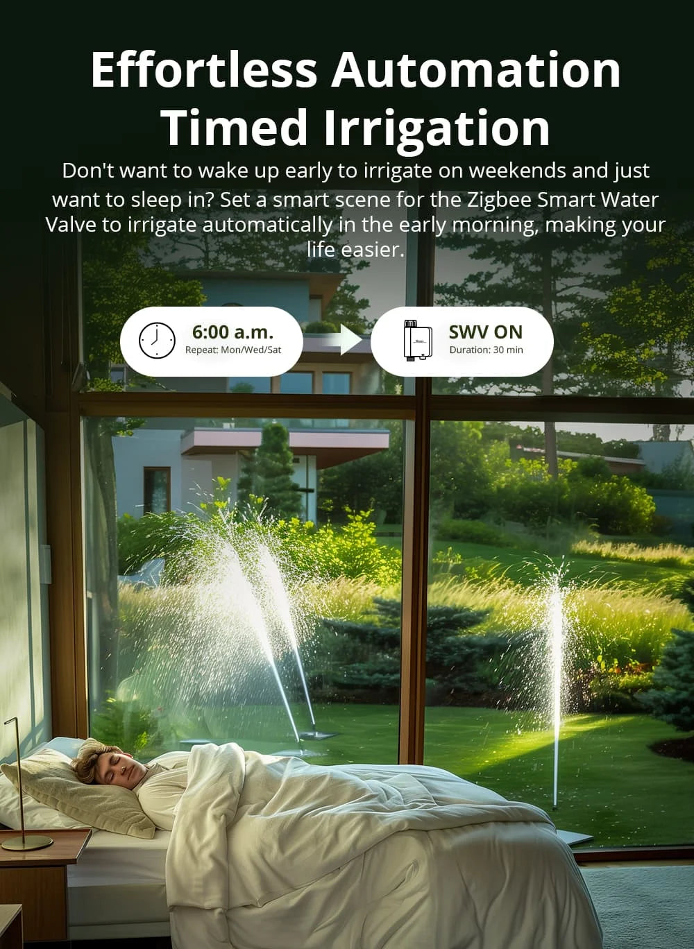 SONOFF SWV Zigbee Smart Water Valve Controller