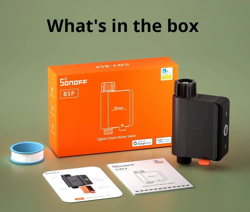 SONOFF SWV Zigbee Smart Water Valve Controller
