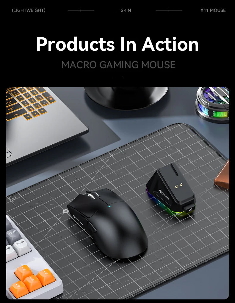 Attack Shark X11 Wireless Gaming Mouse – 22K DPI, Tri-Mode, RGB