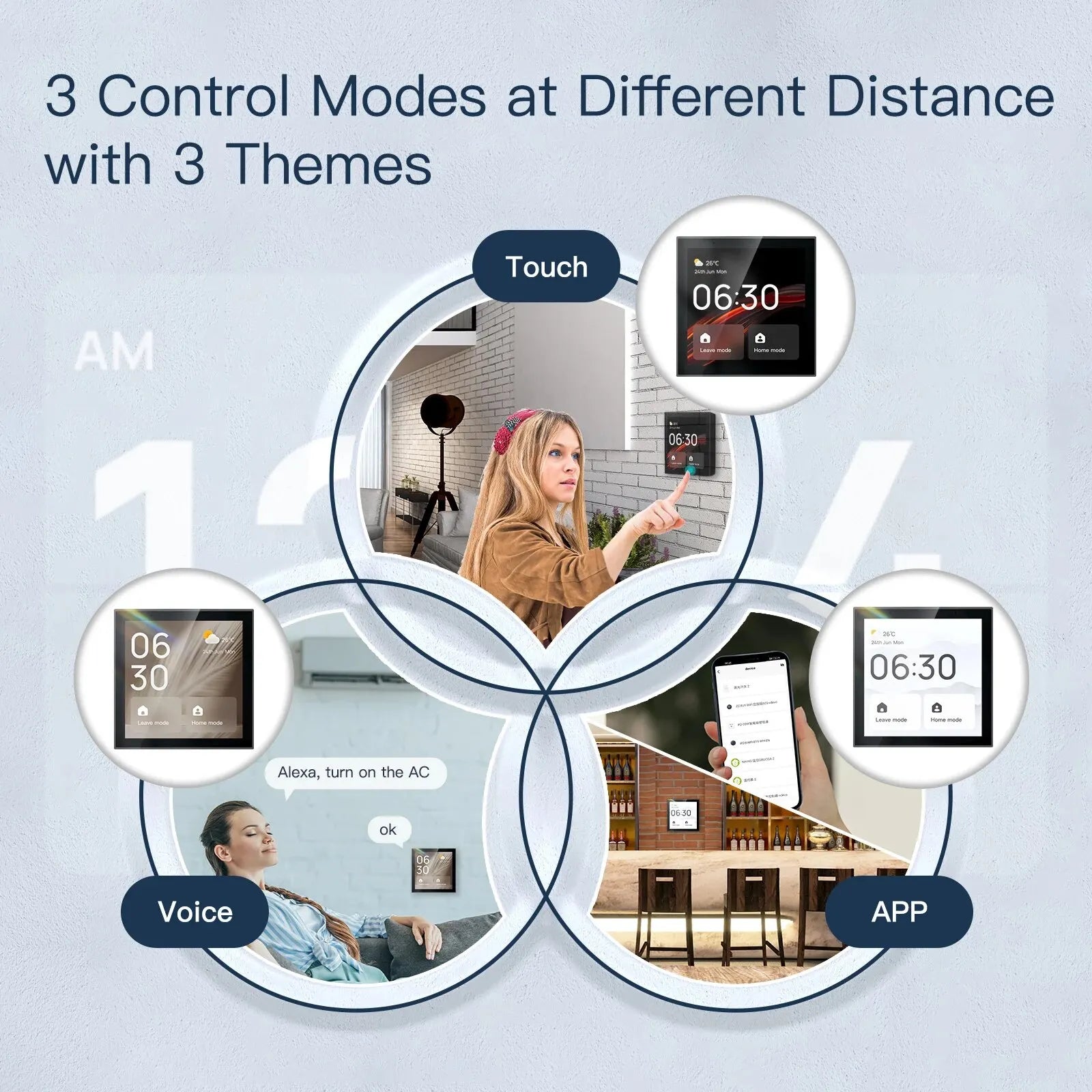 Tuya WiFi Smart Touch Panel with Alexa & Zigbee Hub