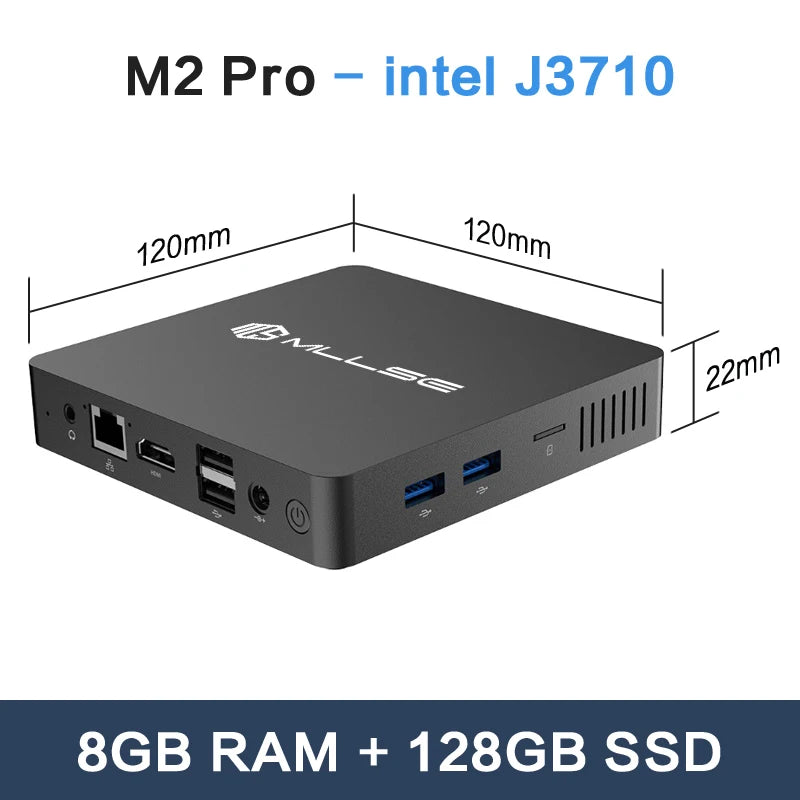 MLLSE M2 Air Mini PC – N4000, 6GB+128GB, Windows 11