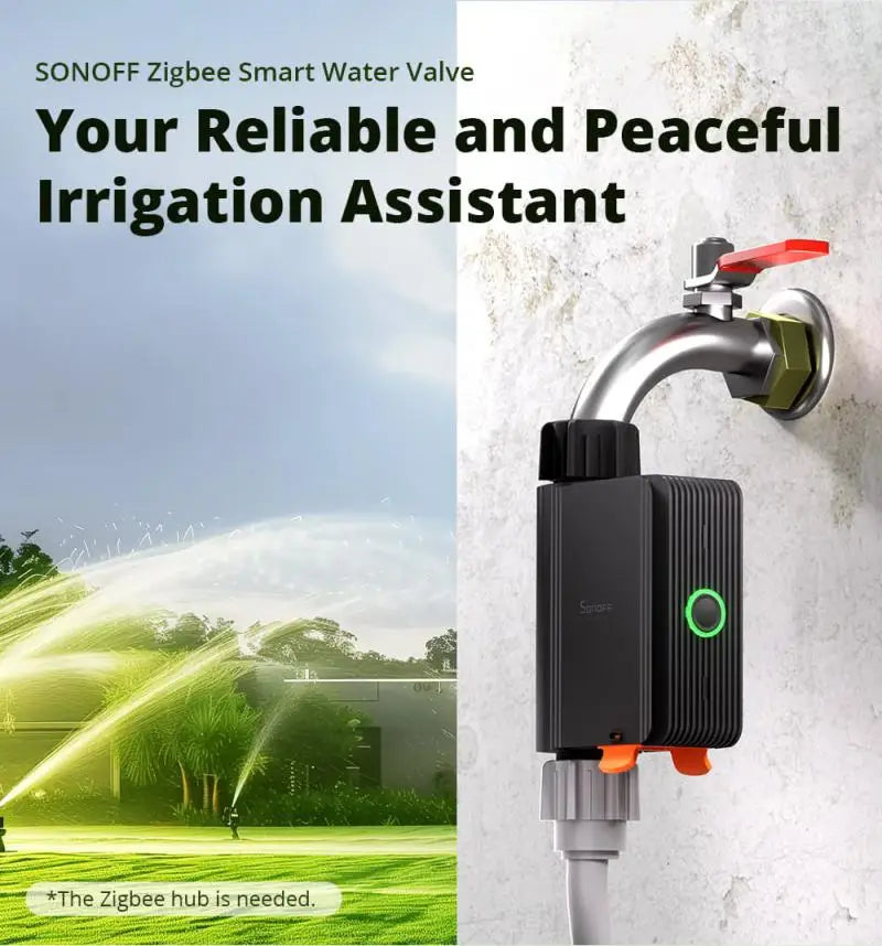 SONOFF SWV Zigbee Smart Water Valve Controller