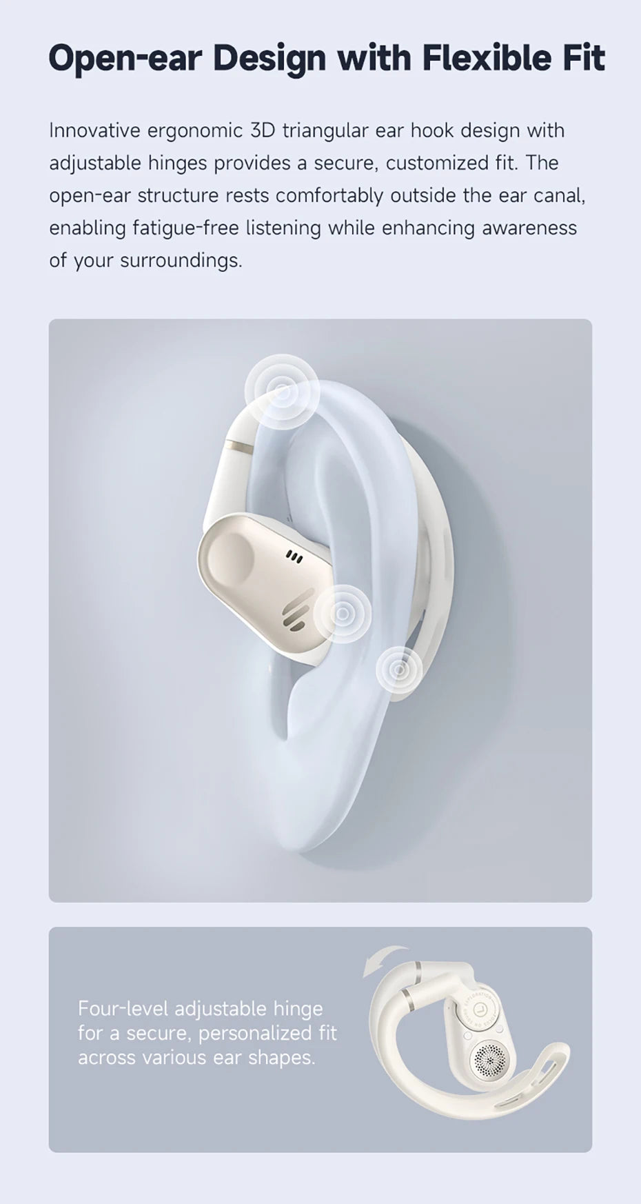 Edifier Comfo Flex Open-Ear Bluetooth 5.4 Earphones