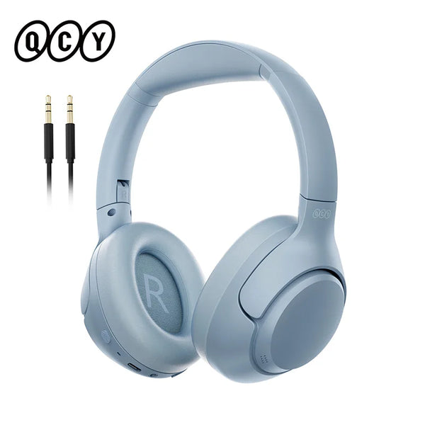 QCY H3 ANC Wireless Headphones – Bluetooth 5.4, 60H Playtime